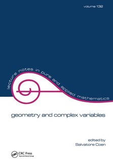 Front cover_Geometry and Complex Variables