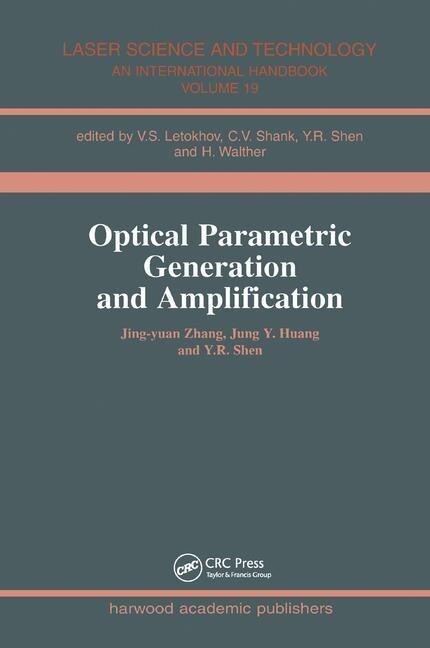 Couverture_Optical Parametric Generation And Amplification