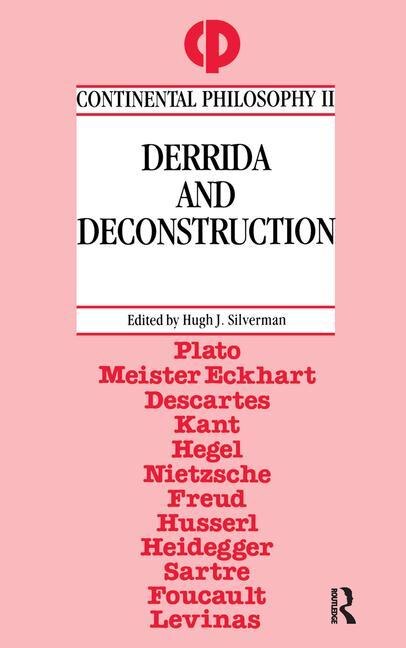 Front cover_Derrida And Deconstruction