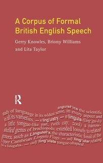 Couverture_A Corpus Of Formal British English Speech