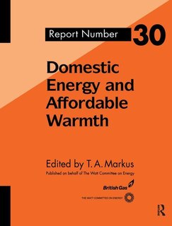 Front cover_Domestic Energy And Affordable Warmth