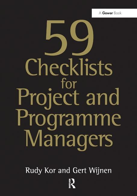 Couverture_59 Checklists For Project And Programme Managers