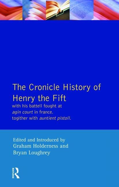 Front cover_Henry V - the Quarto (Sos)