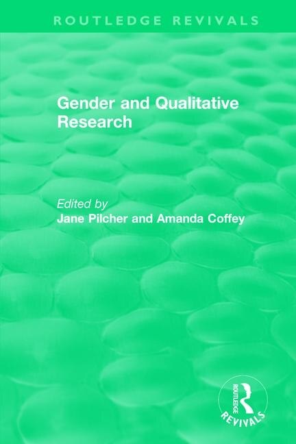 Front cover_Gender And Qualitative Research (1996)