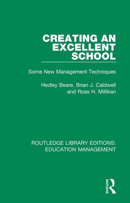 Front cover_Creating An Excellent School
