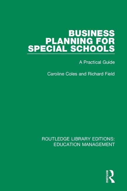 Front cover_Business Planning For Special Schools