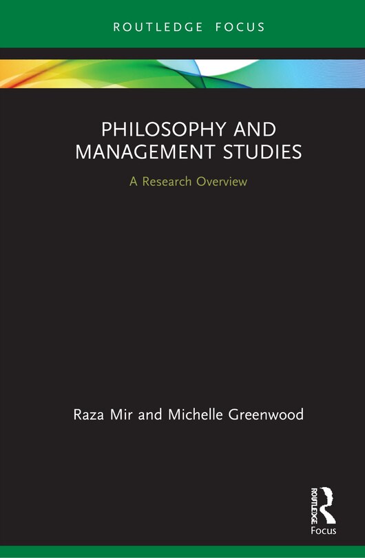 Front cover_Philosophy and Management Studies
