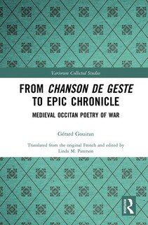 Front cover_From Chanson De Geste To Epic Chronicle