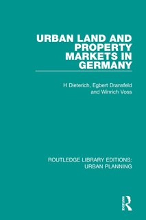 Front cover_Urban Land And Property Markets In Germany