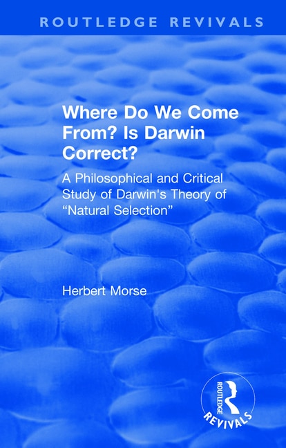 Couverture_Where Do We Come From? Is Darwin Correct?