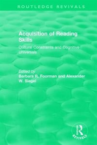 Couverture_Acquisition Of Reading Skills (1986)