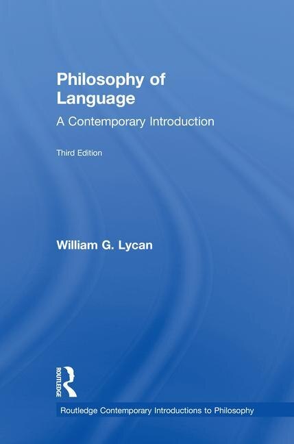 Front cover_Philosophy Of Language