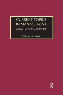 Front cover_Current Topics In Management