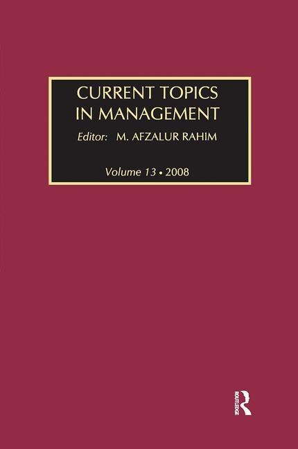 Front cover_Current Topics In Management