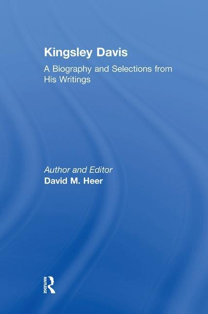 Front cover_Kingsley Davis