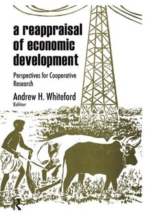 Front cover_A Reappraisal Of Economic Development