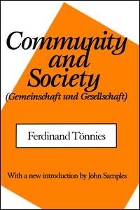 Couverture_Community And Society