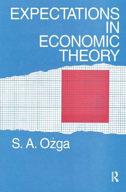 Front cover_Expectations In Economic Theory