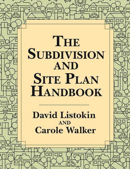 Couverture_Subdivision and Site Plan Handbook