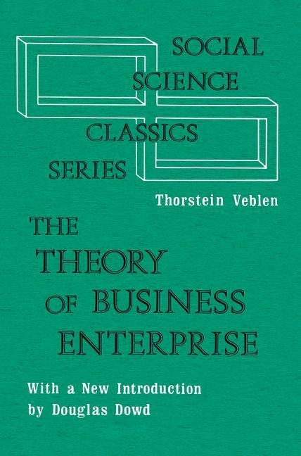 Couverture_Theory of Business Enterprise