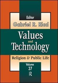 Couverture_Values And Technology
