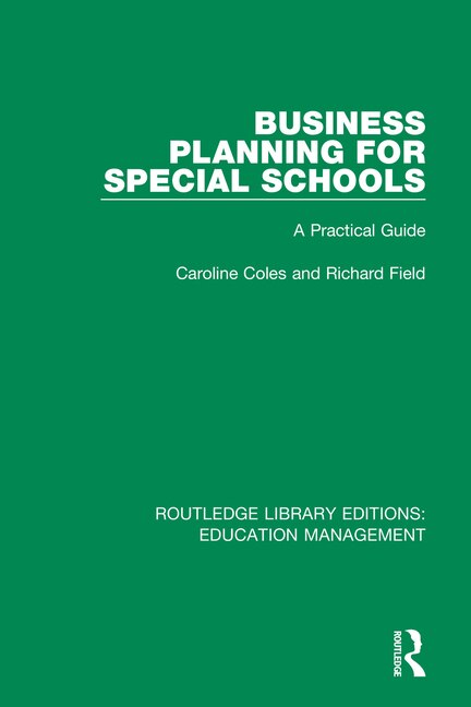 Front cover_Business Planning For Special Schools