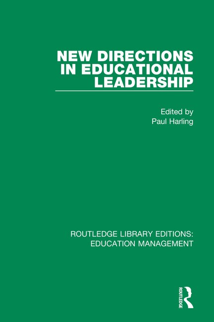 Couverture_New Directions In Educational Leadership