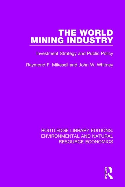 Front cover_The World Mining Industry