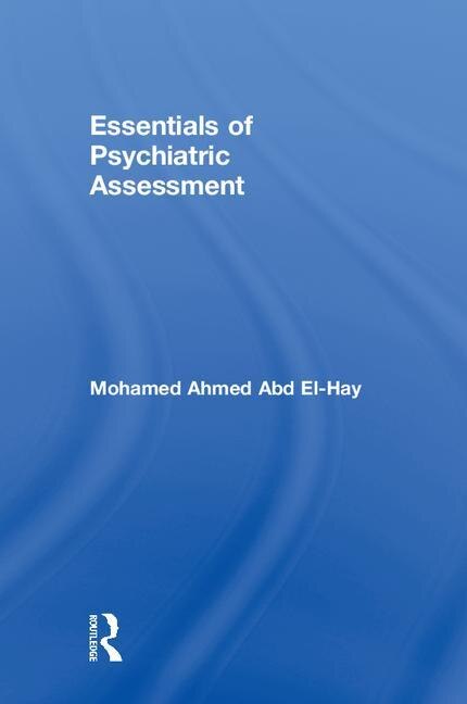 Couverture_Essentials Of Psychiatric Assessment