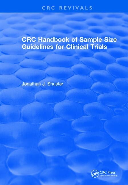 Couverture_CRC Handbook of Sample Size Guidelines for Clinical Trials