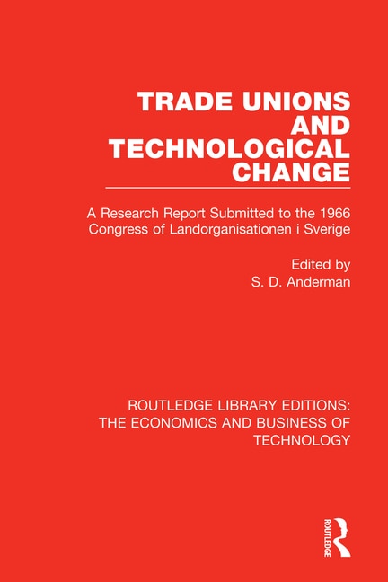 Couverture_Trade Unions And Technological Change