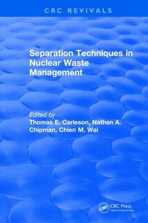 Couverture_Separation Techniques in Nuclear Waste Management (1995)