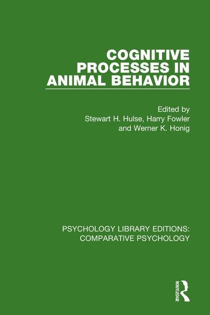 Front cover_Cognitive Processes In Animal Behavior