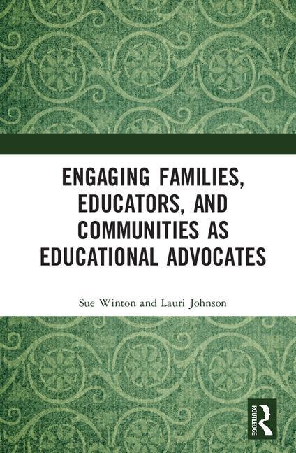 Couverture_Engaging Families, Educators, And Communities As Educational Advocates