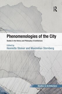 Couverture_Phenomenologies Of The City