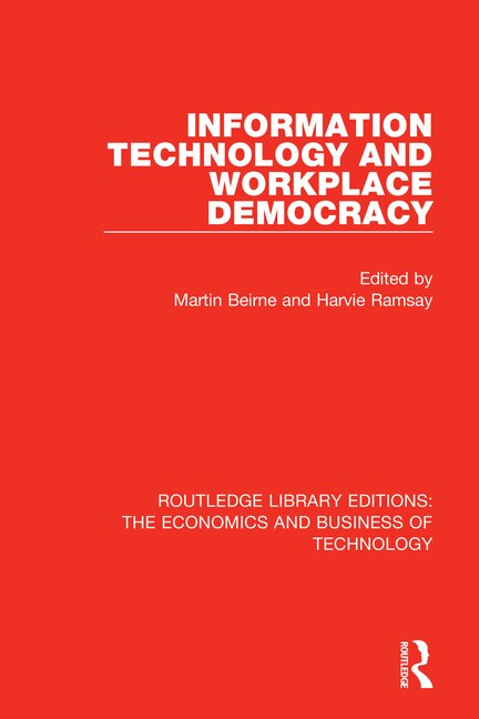 Front cover_Information Technology And Workplace Democracy
