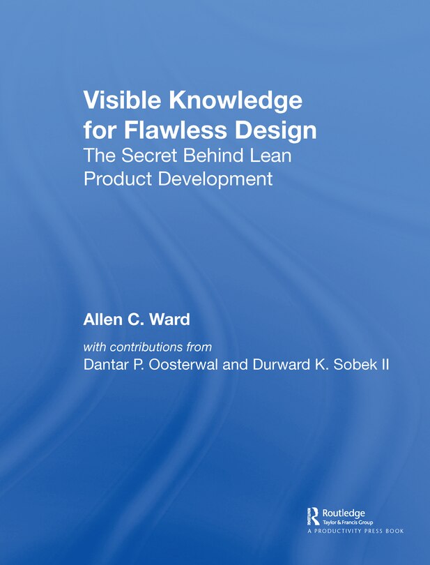 Couverture_Visible Knowledge for Flawless Design