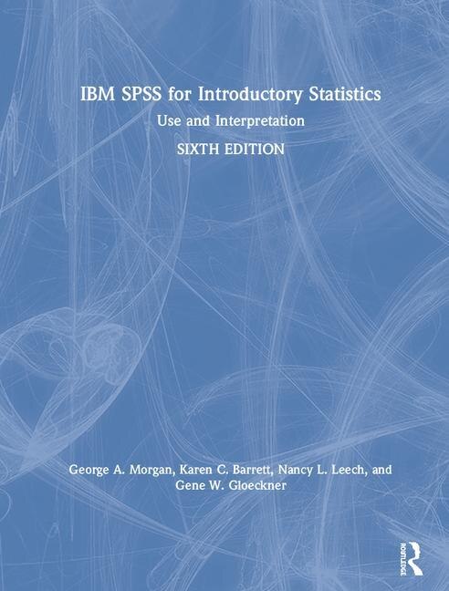 Front cover_Ibm Spss For Introductory Statistics