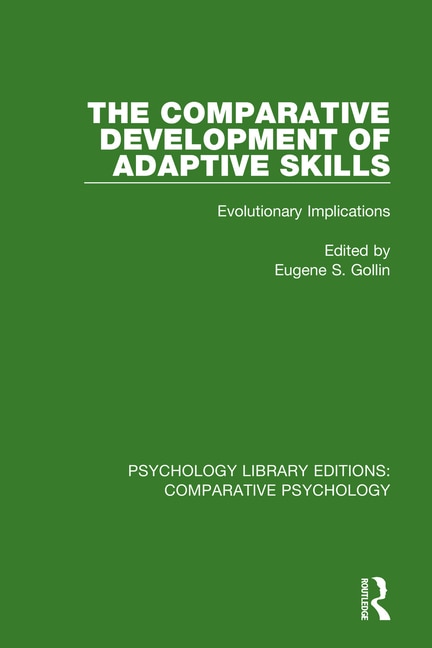 Couverture_The Comparative Development Of Adaptive Skills