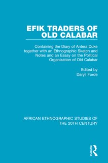 Couverture_Efik Traders of Old Calabar