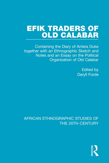 Couverture_Efik Traders of Old Calabar