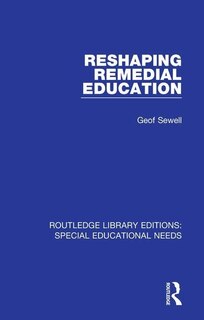 Front cover_Reshaping Remedial Education