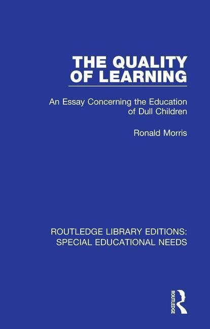 Couverture_Quality of Learning