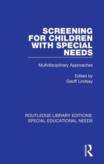 Front cover_Screening For Children With Special Needs