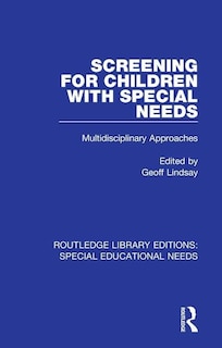 Front cover_Screening For Children With Special Needs