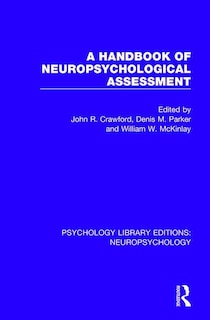 Couverture_A Handbook Of Neuropsychological Assessment