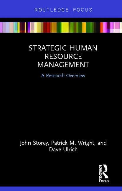 Front cover_Strategic Human Resource Management