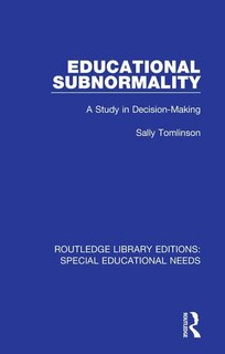 Couverture_Educational Subnormality