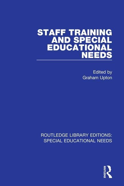 Couverture_Staff Training And Special Educational Needs