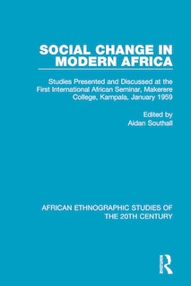 Front cover_Social Change in Modern Africa